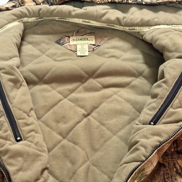 ~~Gander Mtn Realtree Hunting Camo Coat Jacket Youth XXL Hooded Full Zip - Picture 6 of 8